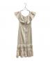Her lip to（ハーリップトゥ）の古着「Kiki Butterfly Sleeve Dress」｜ベージュ