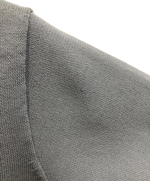 UNITED ARROWS（ユナイテッドアローズ）UNITED ARROWS (ユナイテッドアローズ) ミニマル フリル ショートスリーブ ニット グレー サイズ:freeの古着・服飾アイテム