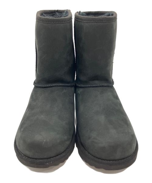 UGG（アグ）UGG (アグ) クラシック ショート II ウォータープルーフ ムートンブーツ ブラック サイズ:24.5の古着・服飾アイテム