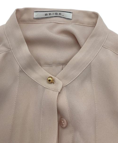 BEIGE（ベイジ）BEIGE (ベイジ) STOW フロントタックブラウス ピンク サイズ:4の古着・服飾アイテム