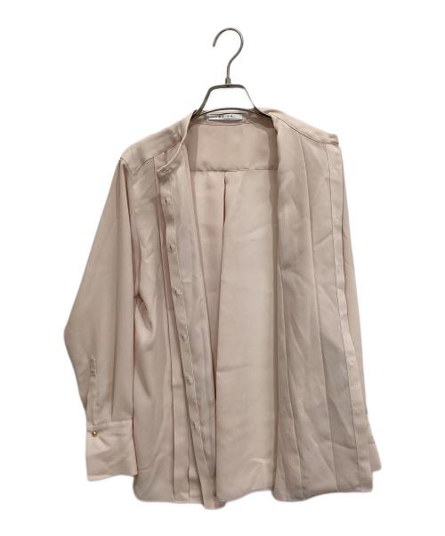 BEIGE（ベイジ）BEIGE (ベイジ) STOW フロントタックブラウス ピンク サイズ:4の古着・服飾アイテム