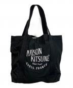 maison kitsuneメゾンキツネ）の古着「パレロワイヤル ショッピングバック」｜ブラック