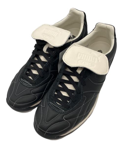 PUMA（プーマ）PUMA (プーマ) HERRINGBONE (ヘリンボーン) KING INDOOR ICONS スニーカー ブラック サイズ:29の古着・服飾アイテム