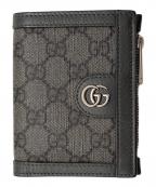 GUCCIグッチ）の古着「オフィディア GGスプリーム ウォレット 財布」｜グレー