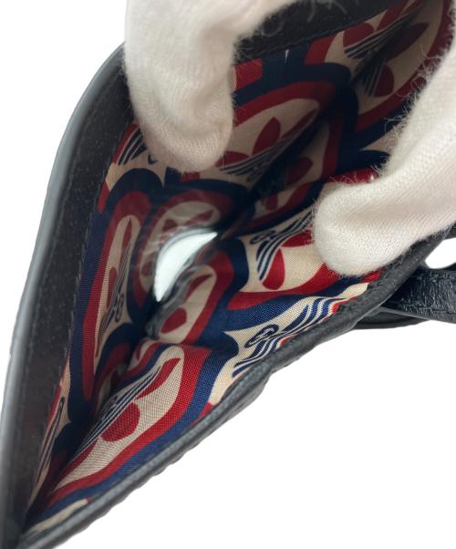 GUCCI（グッチ）GUCCI (グッチ) adidas (アディダス) コラボ ホースビット ショルダーウォレット ブラック×ホワイトの古着・服飾アイテム