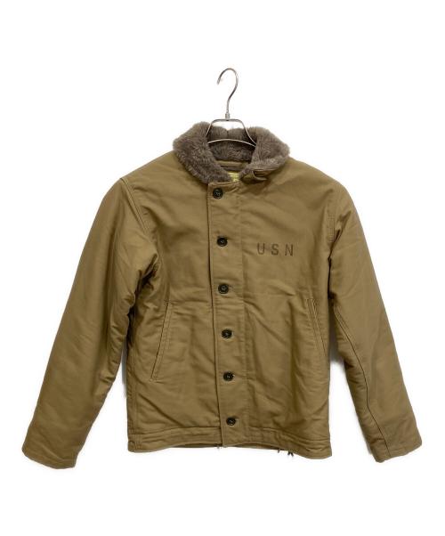 BUZZ RICKSON'S（バズリクソンズ）Buzz Rickson's (バズリクソンズ) 1945モデル N-1 デッキジャケット ブラウン サイズ:Sの古着・服飾アイテム