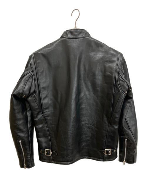 Schott（ショット）Schott (ショット) 641HH ホースハイド シングル レザージャケット ブラック サイズ:38の古着・服飾アイテム