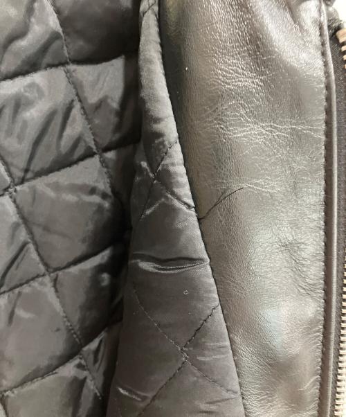 Schott（ショット）Schott (ショット) 641HH ホースハイド シングル レザージャケット ブラック サイズ:38の古着・服飾アイテム