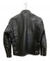 Schott (ショット) 641HH ホースハイド シングル レザージャケット ブラック サイズ:38：70000円