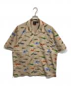 Columbia×BEAMSコロンビア×ビームス）の古着「26SS 別注PFG オープンカラーシャツ」｜ベージュ