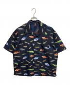 Columbia×BEAMSコロンビア×ビームス）の古着「26SS 別注PFG オープンカラーシャツ」｜ブラック