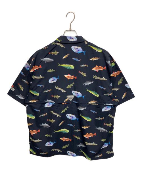 Columbia（コロンビア）Columbia (コロンビア) BEAMS (ビームス) 26SS 別注PFG オープンカラーシャツ ブラック サイズ:Mの古着・服飾アイテム