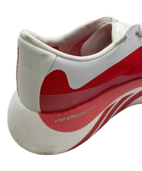 adidas（アディダス）adidas (アディダス) HYPERBOOST EDGE M ローカットスニーカー ホワイト×レッド サイズ:27.5の古着・服飾アイテム