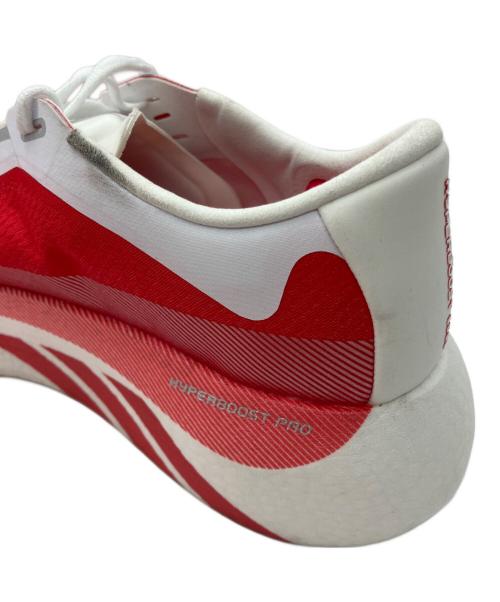 adidas（アディダス）adidas (アディダス) HYPERBOOST EDGE M ローカットスニーカー ホワイト×レッド サイズ:27.5の古着・服飾アイテム