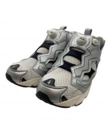 REEBOK×BEAMS（リーボック×ビームス）の古着「別注INSTAPUMP FURY スニーカー」｜シルバー×ブラック