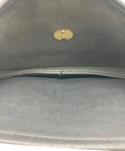 COACH（コーチ）COACH (コーチ) レザーショルダーバッグ ブラックの古着・服飾アイテム