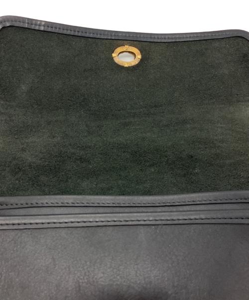 COACH（コーチ）COACH (コーチ) レザーショルダーバッグ ブラックの古着・服飾アイテム