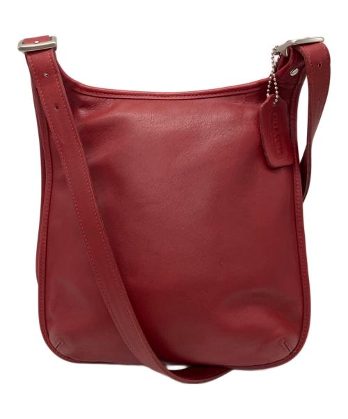 COACH（コーチ）COACH (コーチ) フラップショルダーバッグ レッドの古着・服飾アイテム