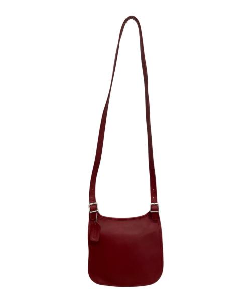 COACH（コーチ）COACH (コーチ) フラップショルダーバッグ レッドの古着・服飾アイテム