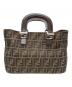 FENDI (フェンディ) ハンドバッグ ブラウン：100000円