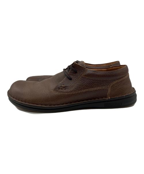 BIRKENSTOCK（ビルケンシュトック）BIRKENSTOCK (ビルケンシュトック) MEMPHIS レザーシューズ ブラウン サイズ:27の古着・服飾アイテム