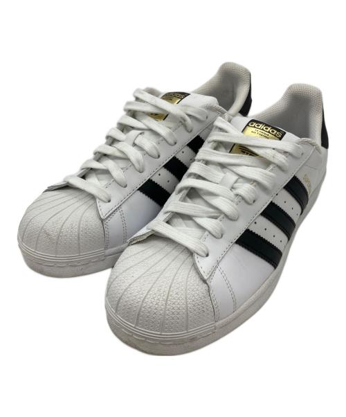adidas（アディダス）adidas (アディダス) SUPERSTAR ローカットスニーカー ホワイト×ブラック サイズ:27の古着・服飾アイテム