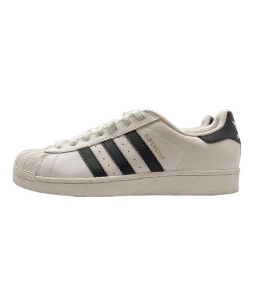 adidas（アディダス）adidas (アディダス) SUPERSTAR ローカットスニーカー ホワイト×ブラック サイズ:27の古着・服飾アイテム