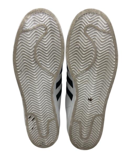 adidas（アディダス）adidas (アディダス) SUPERSTAR ローカットスニーカー ホワイト×ブラック サイズ:27の古着・服飾アイテム