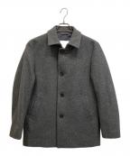 MACKINTOSH PHILOSOPHYマッキントッシュ フィロソフィー）の古着「PORTSMOUTH/アドミラルメルトン シングルピーコート」｜チャコールグレー