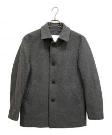 MACKINTOSH PHILOSOPHY（マッキントッシュ フィロソフィー）の古着「PORTSMOUTH/アドミラルメルトン シングルピーコート」｜チャコールグレー