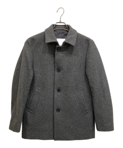 MACKINTOSH PHILOSOPHY（マッキントッシュ フィロソフィー）MACKINTOSH PHILOSOPHY (マッキントッシュ フィロソフィー) PORTSMOUTH/アドミラルメルトン シングルピーコート チャコールグレー サイズ:Mの古着・服飾アイテム