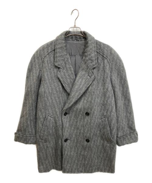 Christian Dior MONSIEUR（クリスチャンディオールムッシュ）Christian Dior MONSIEUR (クリスチャンディオールムッシュ) モヘアコート グレー サイズ:Mの古着・服飾アイテム