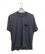 山と道ヤマトミチ）の古着「100% Light Merino Pocket T-shirt」｜ネイビー