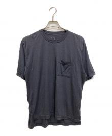 山と道（ヤマトミチ）の古着「100% Light Merino Pocket T-shirt」｜ネイビー