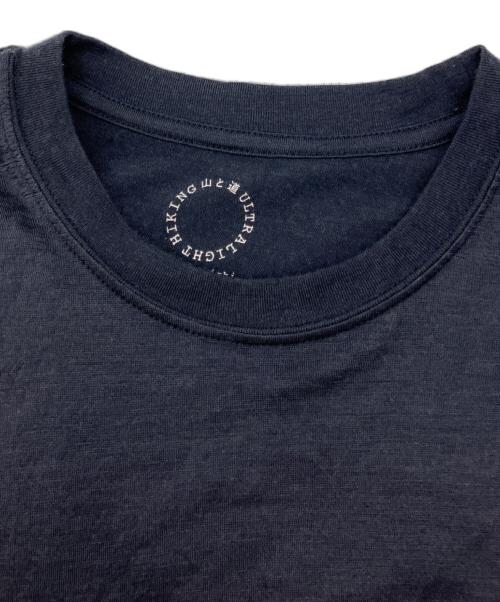 山と道（ヤマトミチ）山と道 (ヤマトミチ) 100% Light Merino Pocket T-shirt ネイビー サイズ:Lの古着・服飾アイテム