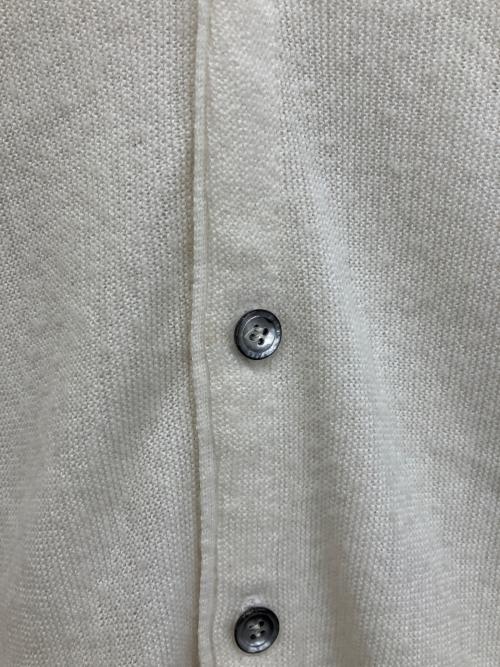 IZOD LACOSTE（アイゾッド ラコステ）IZOD LACOSTE (アイゾッド ラコステ) 80S アクリルニットカーディガン ホワイト サイズ:Lの古着・服飾アイテム