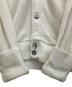中古・古着 IZOD LACOSTE (アイゾッド ラコステ) 80S アクリルニットカーディガン ホワイト サイズ:L：6000円