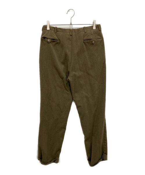 POLO RALPH LAUREN（ポロ・ラルフローレン）POLO RALPH LAUREN (ポロ・ラルフローレン) タックパンツ ブラウン サイズ:34の古着・服飾アイテム