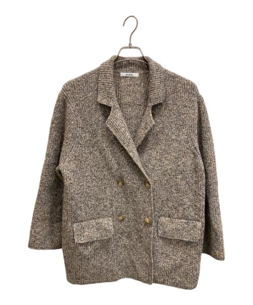 Snidel（スナイデル）Snidel (スナイデル) ニットジャケット ブラウン サイズ:Fの古着・服飾アイテム