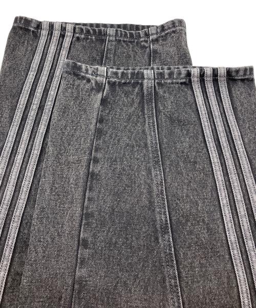 adidas（アディダス）adidas (アディダス) ルーズ デニムパンツ グレー サイズ:28の古着・服飾アイテム