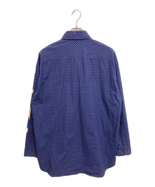 Vivienne Westwood man（ヴィヴィアン ウェストウッド マン）Vivienne Westwood man (ヴィヴィアン ウェストウッド マン) チェックシャツ ネイビー サイズ:46の古着・服飾アイテム