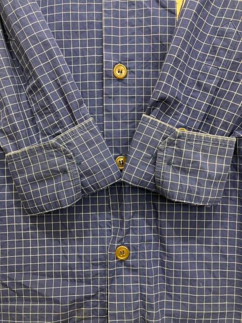 Vivienne Westwood man（ヴィヴィアン ウェストウッド マン）Vivienne Westwood man (ヴィヴィアン ウェストウッド マン) チェックシャツ ネイビー サイズ:46の古着・服飾アイテム