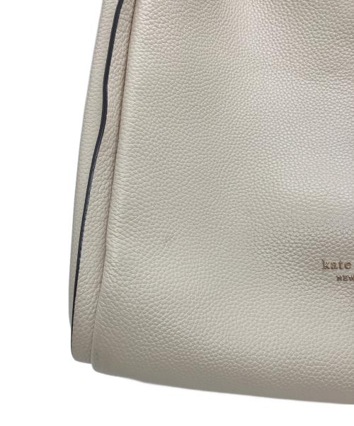 Kate Spade（ケイトスペード）Kate Spade (ケイトスペード) KNOTT LARGE SHOULDER BAG トートバッグ アイボリーの古着・服飾アイテム