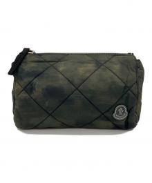MONCLER（モンクレール）の古着「POCHETTE キルティングポーチ」｜グリーン