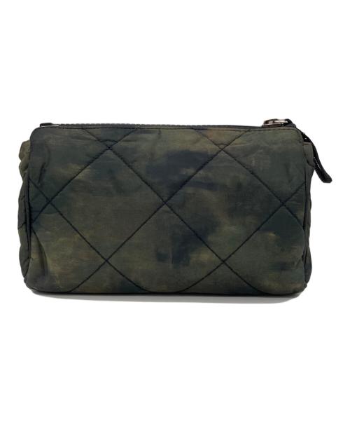 MONCLER（モンクレール）MONCLER (モンクレール) POCHETTE キルティングポーチ グリーンの古着・服飾アイテム