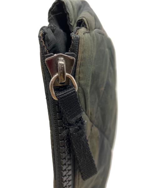 MONCLER（モンクレール）MONCLER (モンクレール) POCHETTE キルティングポーチ グリーンの古着・服飾アイテム