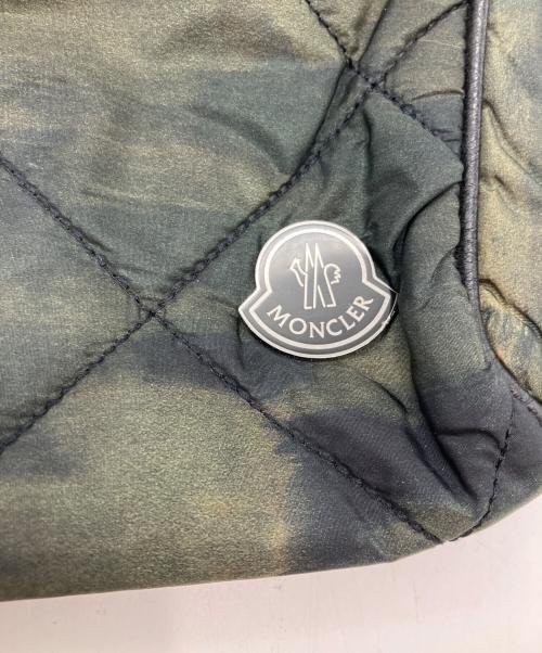 MONCLER（モンクレール）MONCLER (モンクレール) POCHETTE キルティングポーチ グリーンの古着・服飾アイテム
