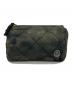 MONCLER（モンクレール）の古着「POCHETTE キルティングポーチ」｜グリーン