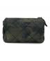 MONCLER (モンクレール) POCHETTE キルティングポーチ グリーン：7000円