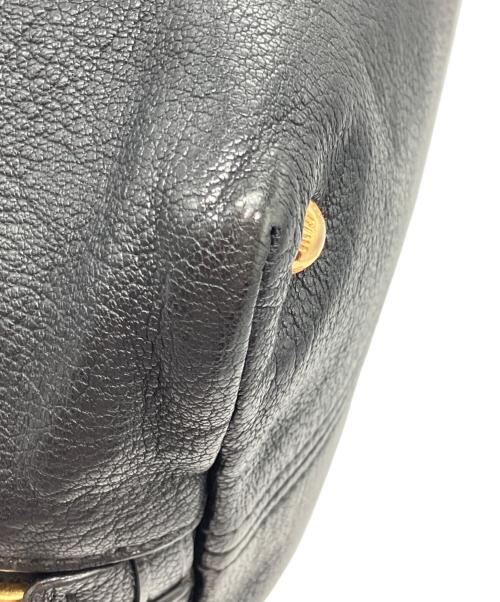 MIU MIU（ミュウミュウ）MIU MIU (ミュウミュウ) マドラス2WAYバッグ ブラックの古着・服飾アイテム